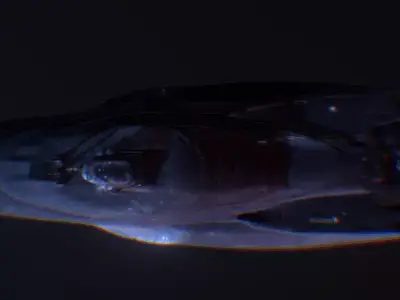 Spaceship 3D model get