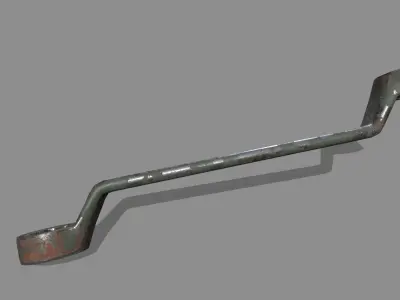 wrench Low-poly 3D model 21