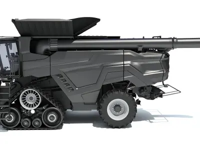 Combine Harvester  3D model