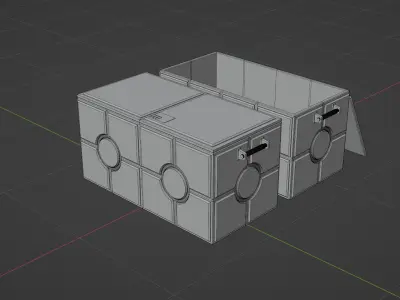 Star Wars Crate-001 Low-poly 3D model