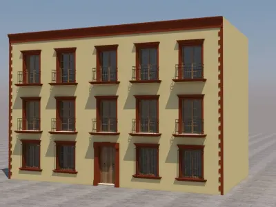 Mexican House  3D model get