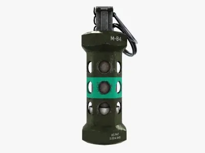 M84 Stun Grenade Low-poly 3D model order