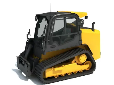 Mini Skid Steer Loader 3D model