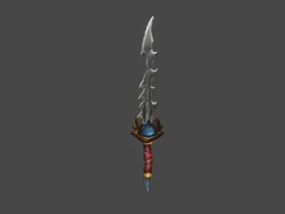 Zeloeman Sword A 27 Low-poly 3D model