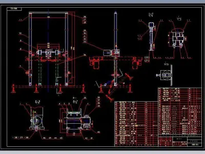 PALLET STACKER complete set of drawings 3D model