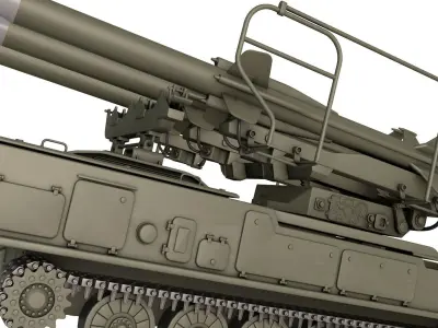 SA-6 Gainful 2K12 Kub 3D model