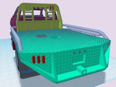 Bradford Built flat deck - Dually Version 3D print model