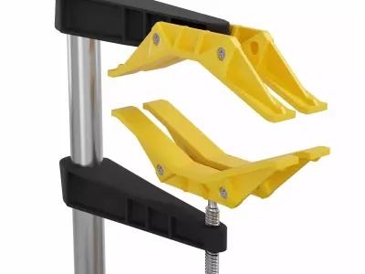 F clamp 3D model purchase