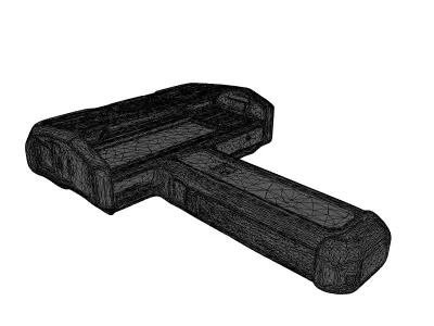 SciFi Handheld Scanner Device 3D model