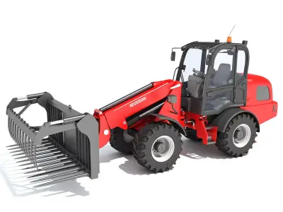 Weidemann Telehandler Forklift 3D model