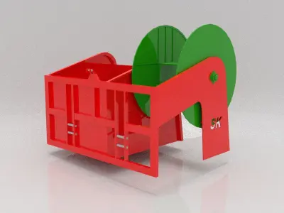 3d SlurryKat Reeler Low-poly 3D model