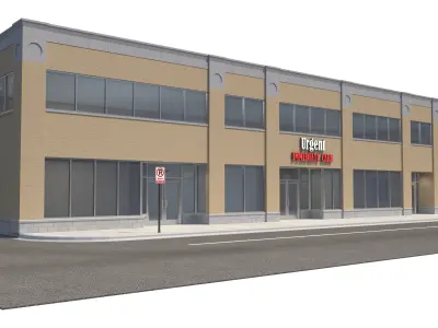 Commercial-031 Office Building 3D model