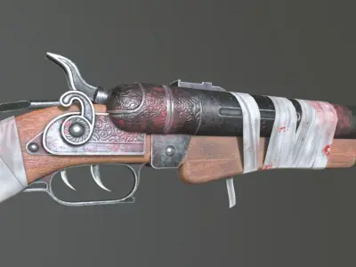 Battle Shotgun 3D model