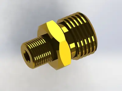  brass union 3D model
