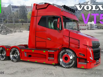  VOLVO VT5 - Vlastuin Remix  - PBR lowpoly Low-poly 3D model