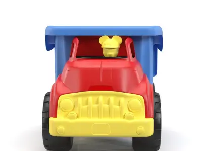Green Toys Disney Baby Exclusive Mickey Mouse Dump Truck PBR 3D model
