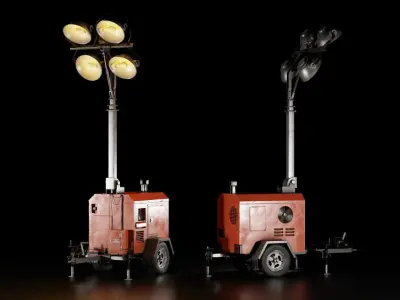 Generator Pack Low-poly 3D model