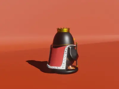 King penguin for 3D printing 3D print model 3D model