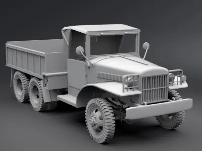 IH M5H6 Truck scale model  3D print model