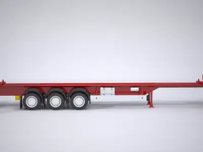 Sidelifter Semi Trailer 3D model