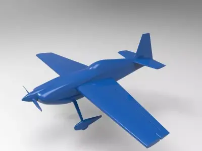 3D STL model of a plane 3D model