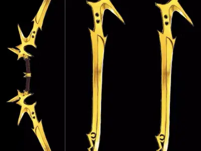 Sword Bow 3D model