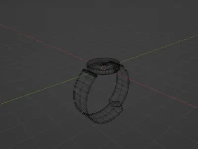 Watch Low-poly 3D model