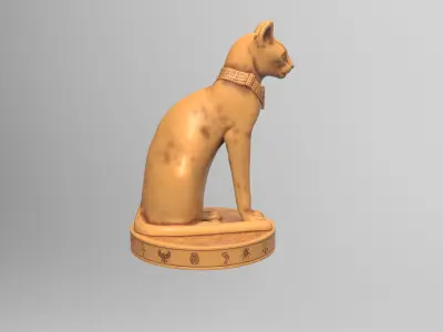 Egyptian Cat 3D print model