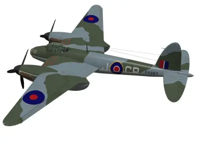 de Havilland DH98 Mosquito MkIV 3D model