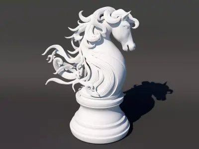 Horse 3D print model 17