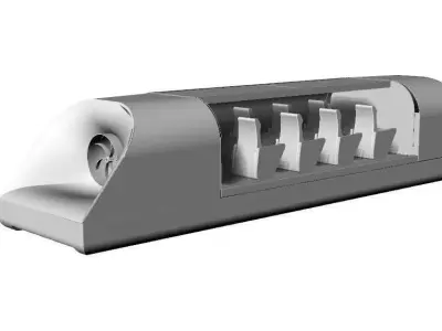 hyperloop train Free 3D model