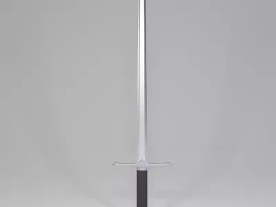 Irish Sword Low-poly 3D model