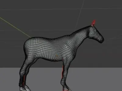 Horse 3D model 7