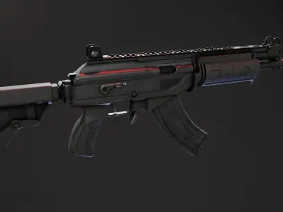 Galil Ace 31 Low-poly 3D model