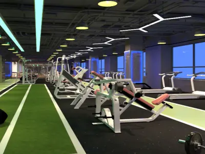 Gym Club  16 3D model