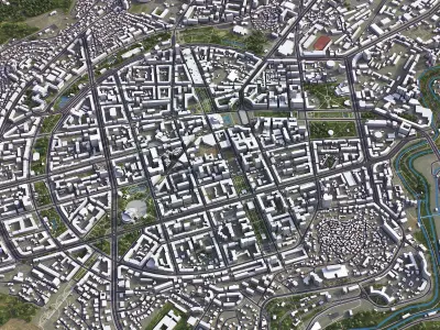 Yerevan Low-poly 3D model