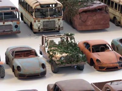 Post-apocalyptic Survival Junkyard Mega Pack