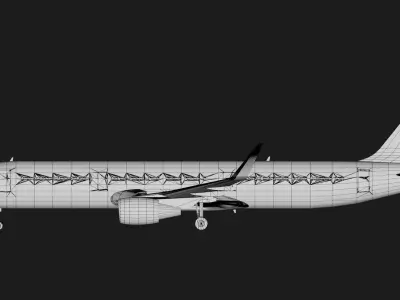 Aircraft Low-poly 3D model buy