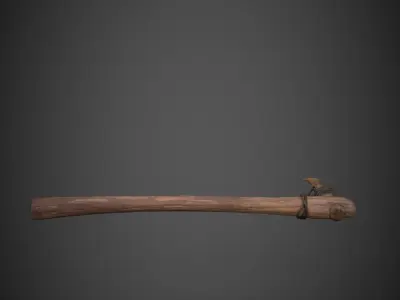 Bronze Age Axe Low-poly 3D model