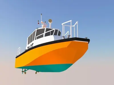 Pilot Boat 3D model purchase