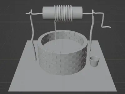 Well model 3D model