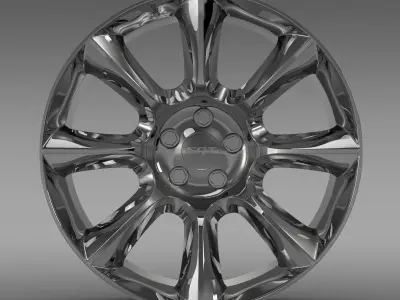 Dodge Challenger SRT rim 3D model