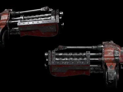 Modified Boomshot Grenade Launcher 3D model