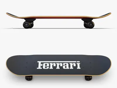 Skateboard v 3 3D model