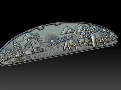 Farm Scene 3D print model