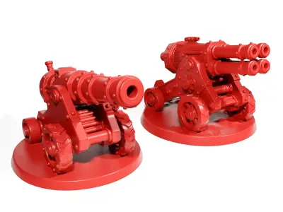 Fantasy Cannons 3D print model