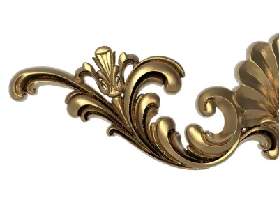 decorative pattern ready for 3D printing 3D model 77