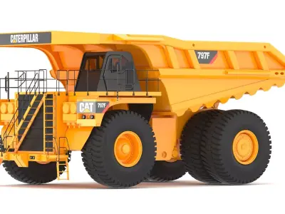 797F Mining Truck 3D model