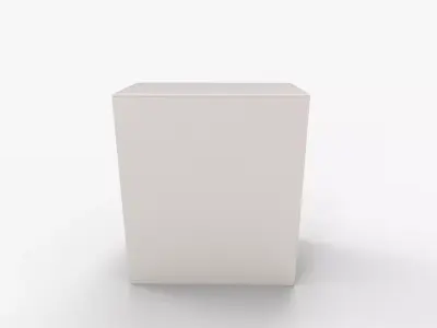 CB2 Shagreen Hamper 3D model