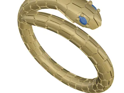 Snake Ring  3D print model